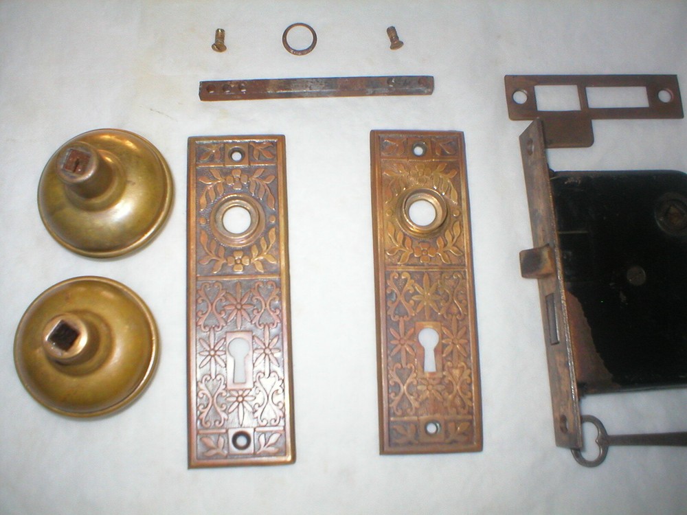 Antique Victorian Era Door Hardware