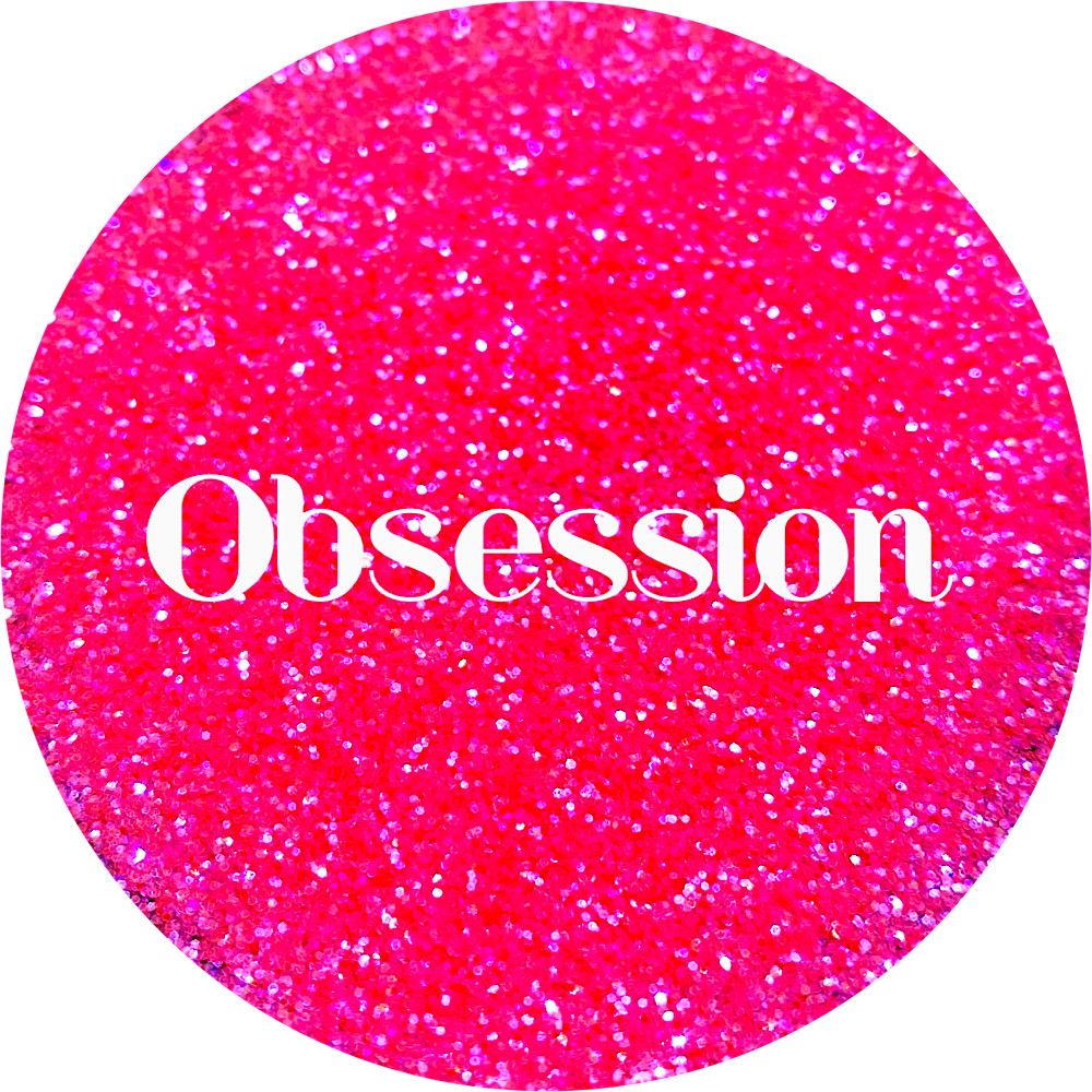 Premium Polyester Glitter - Hot Pink Neon Iridescent