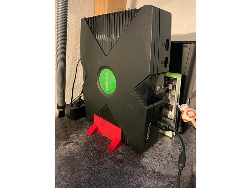 Microsoft Xbox Classic Vertical Stand Console Holder System Display Original Mod