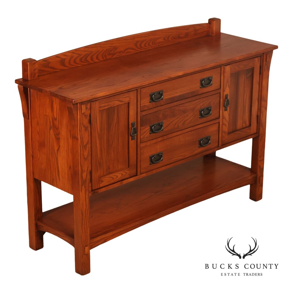 Nichols & Stone Mission Style Oak Sideboard