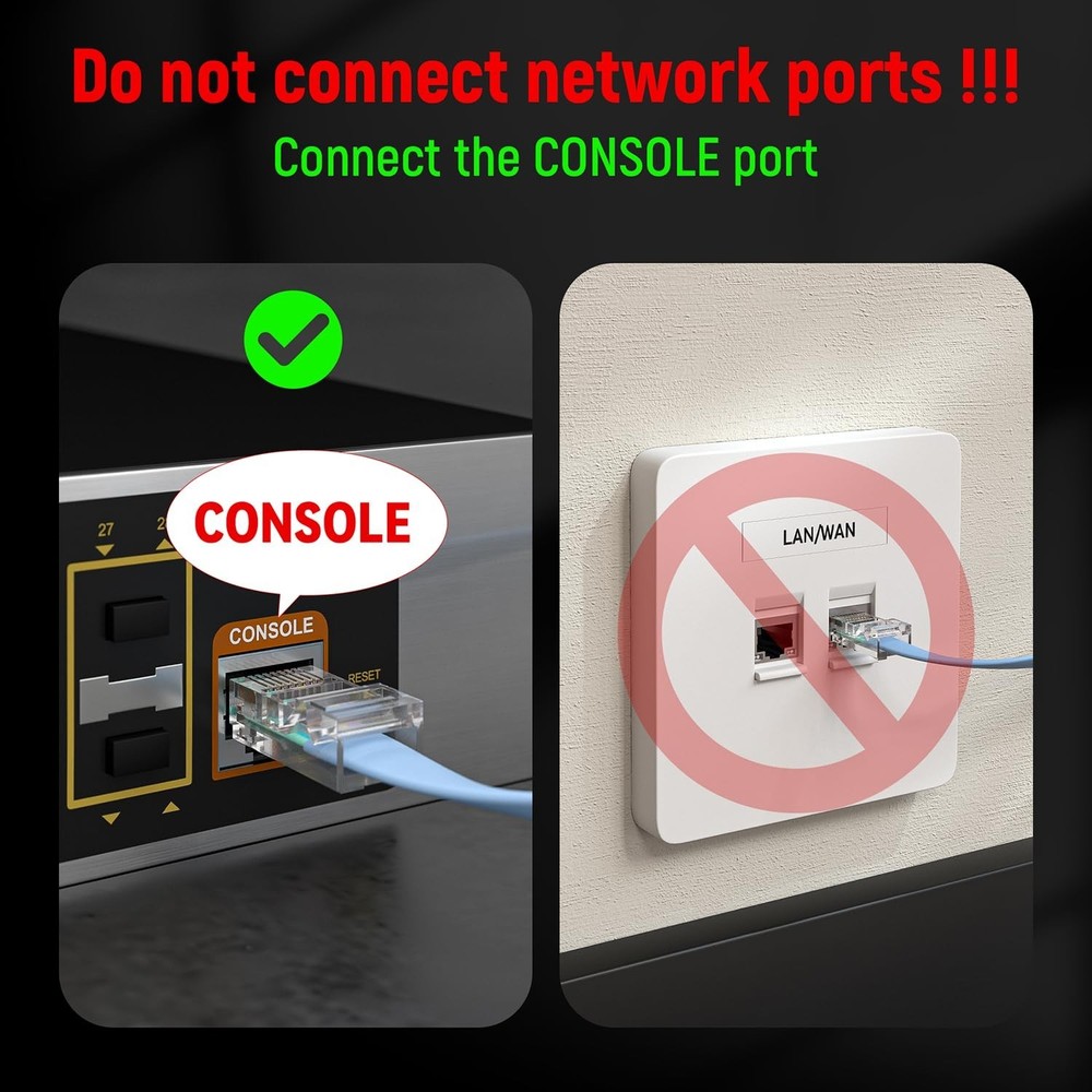 USB-C Console Cable 2-Pack for Cisco Routers