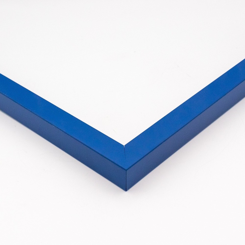 8x10 Frame Blue Solid Wood Picture Frame