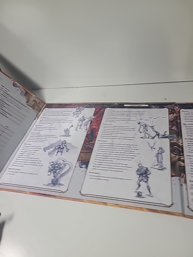 Dungeon Master 4 Panel Screen C267F 52571 Dungeons And Dragons