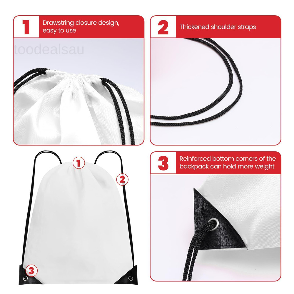 108 Pack Drawstring Bag Bulk Backpack Draw Large, 18 Color