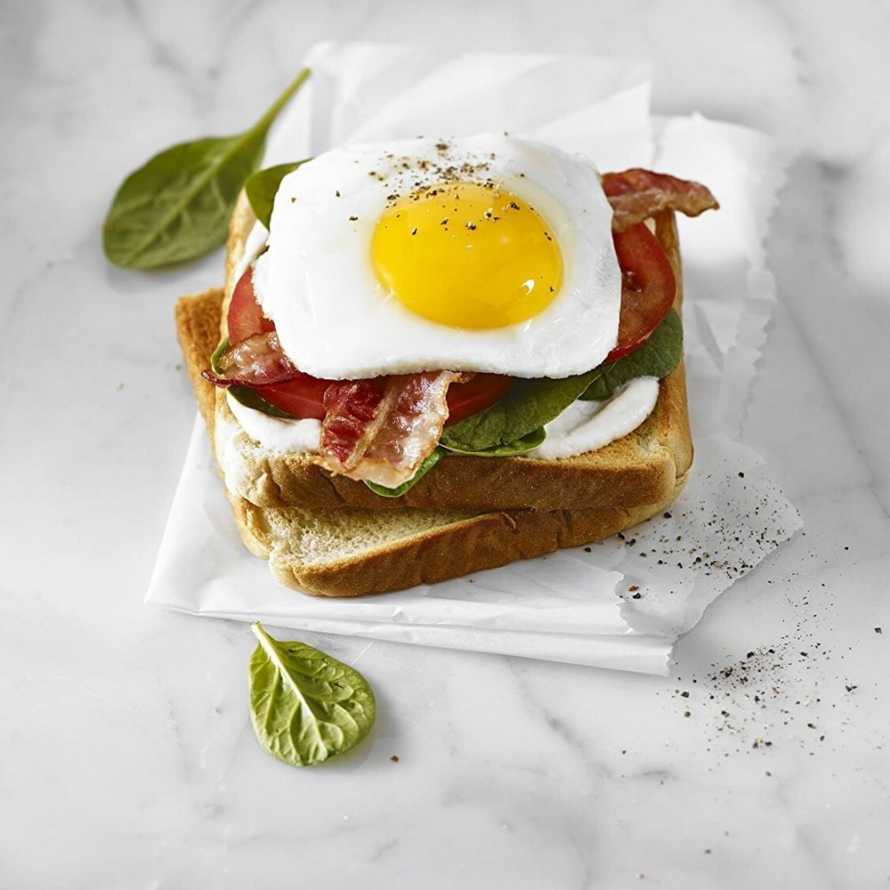 Trudeau Reversible Silicone Egg Ring - Yellow / Set of 2