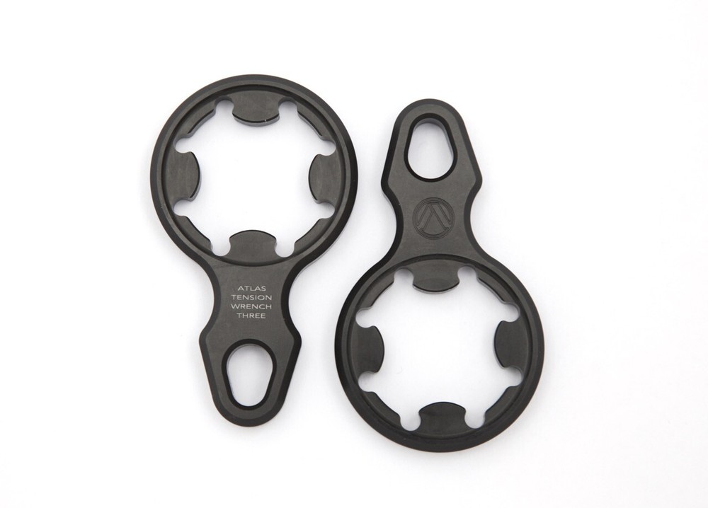 ATLAS TENSION WRENCH - Pattern Two - BLACK