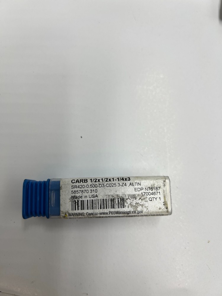 Niagara Cutter Solid Carbide Roughing End Mill SR420-0.500-D3-C025.3-Z4