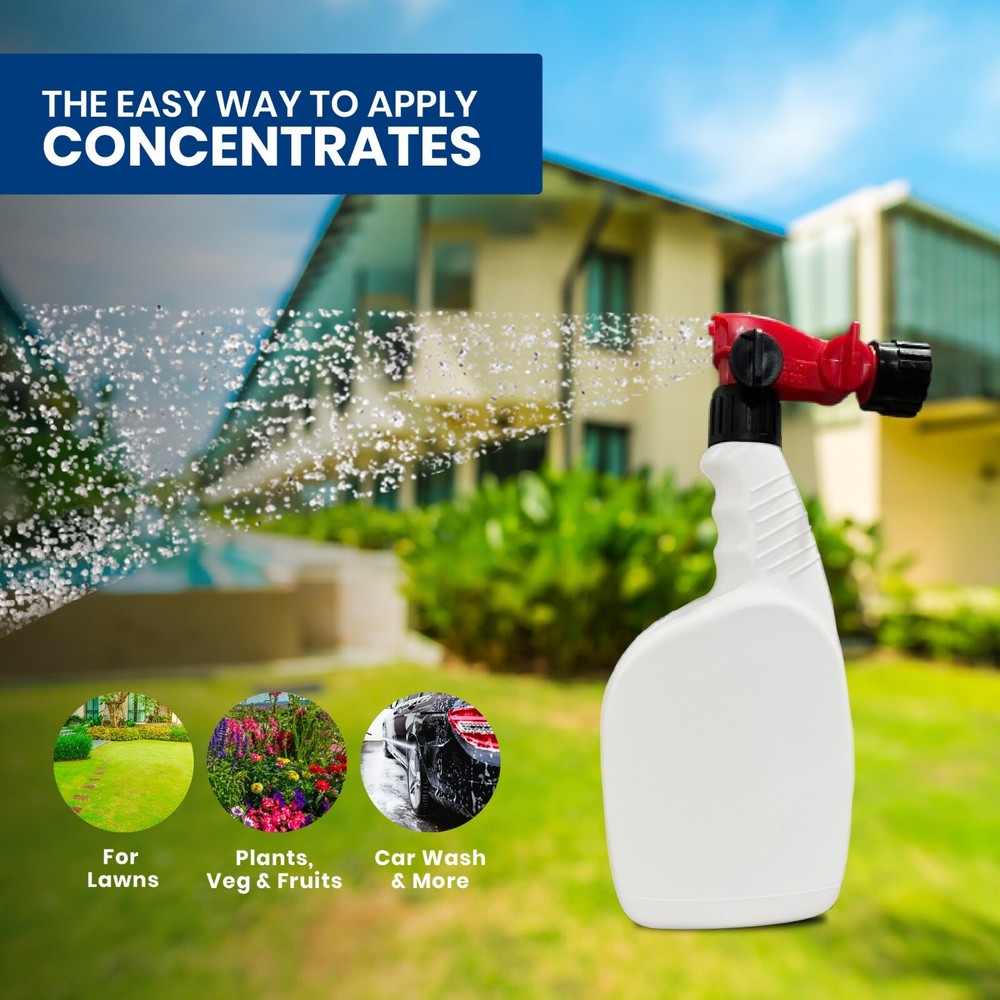 Pacific Pelican 32oz Hose End Sprayer, Refillable, Adjustable Ratio