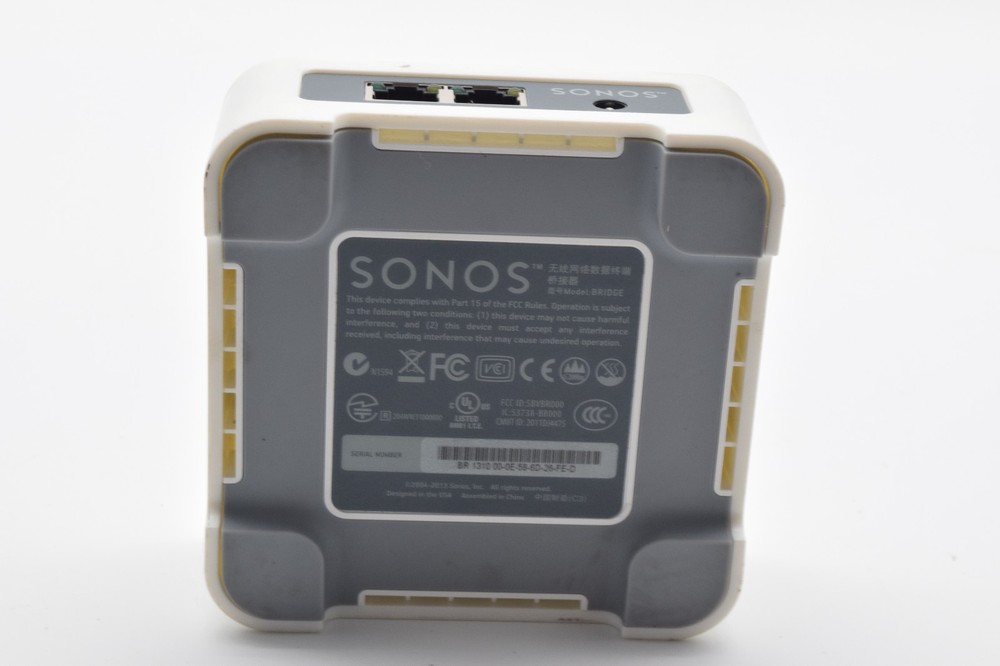 Sonos Bridge BRIDGE (White) Wireless Network for Sonos NO AC Adapter