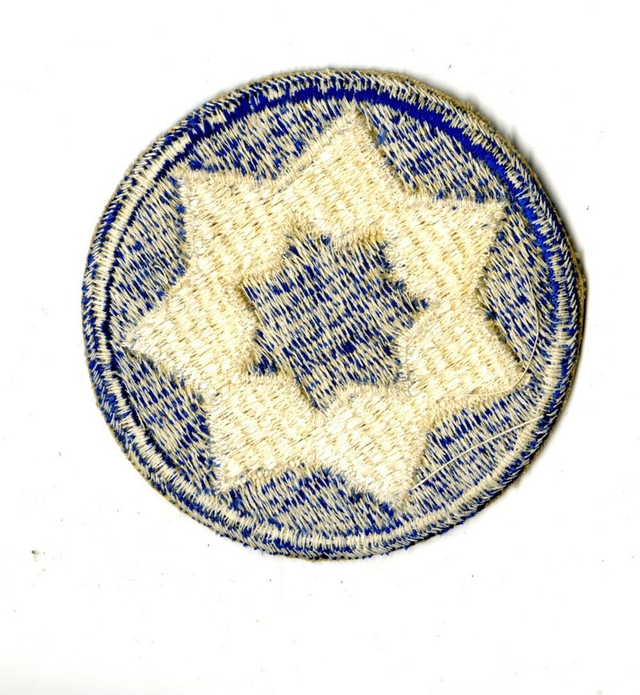 7th Service Command White Back Patch WWII Vintage Plains States