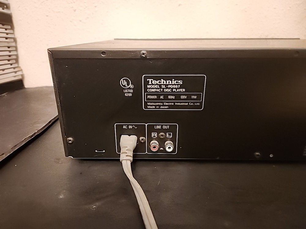 Technics SL-PD887 5-Disc CD Changer Player MASH Vintage TESTED