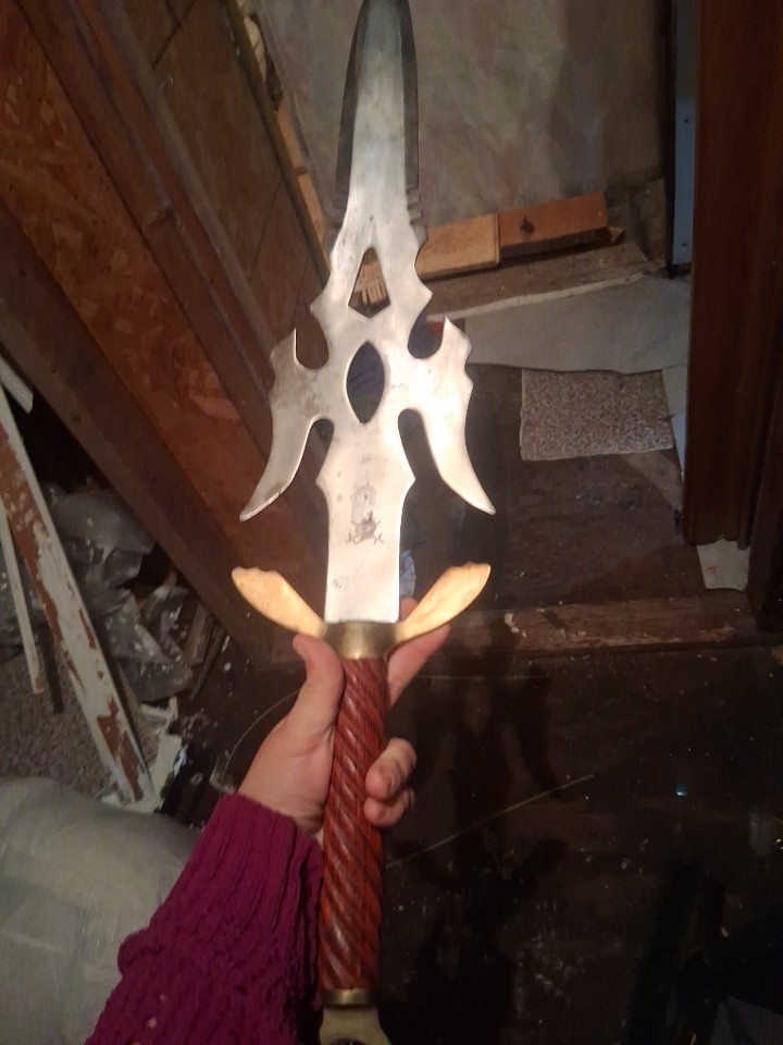 Sword Dagger Red Handle Spain Old