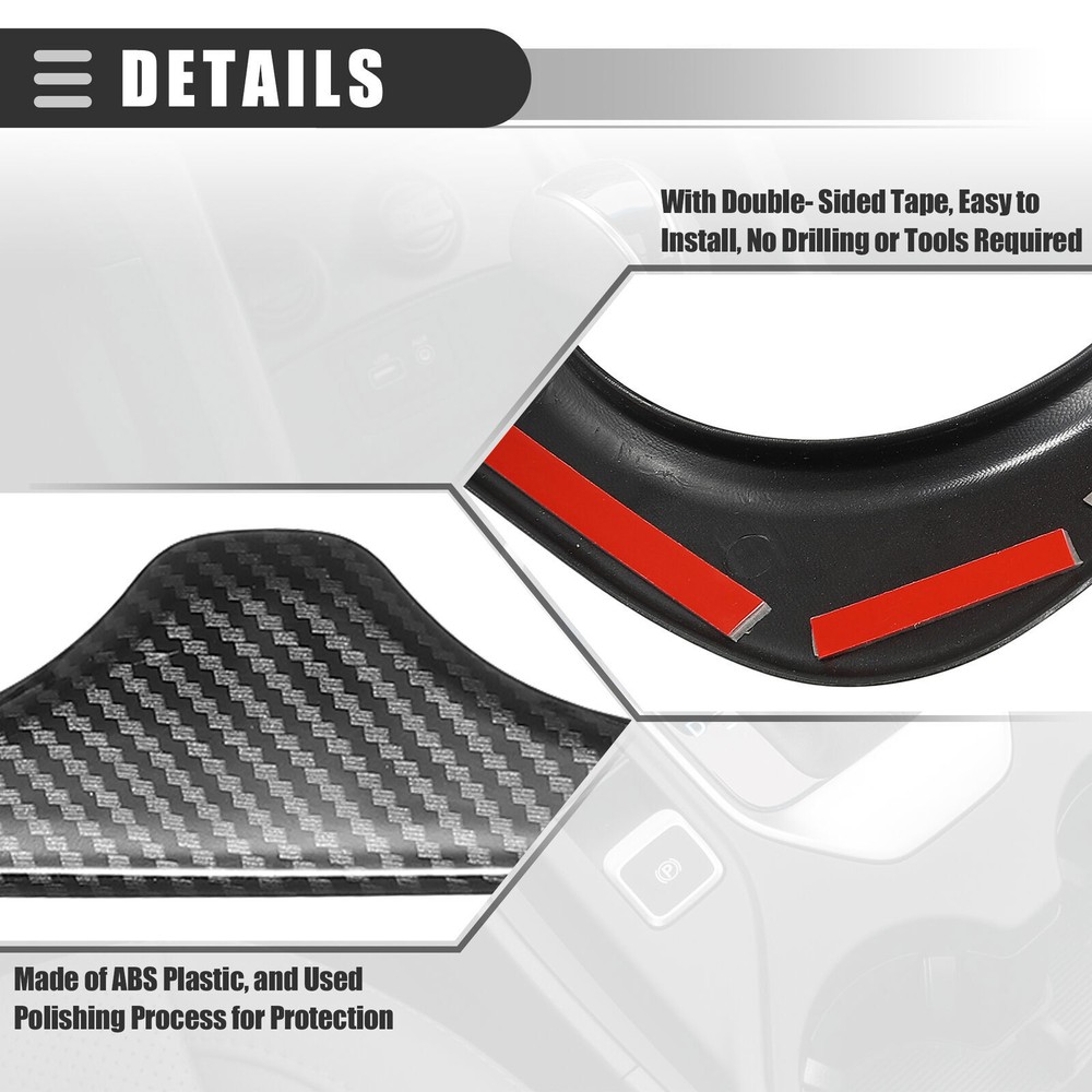 Carbon Fiber Central Control Gear Shift Panel Trim for Dodge Durango 2014-2017