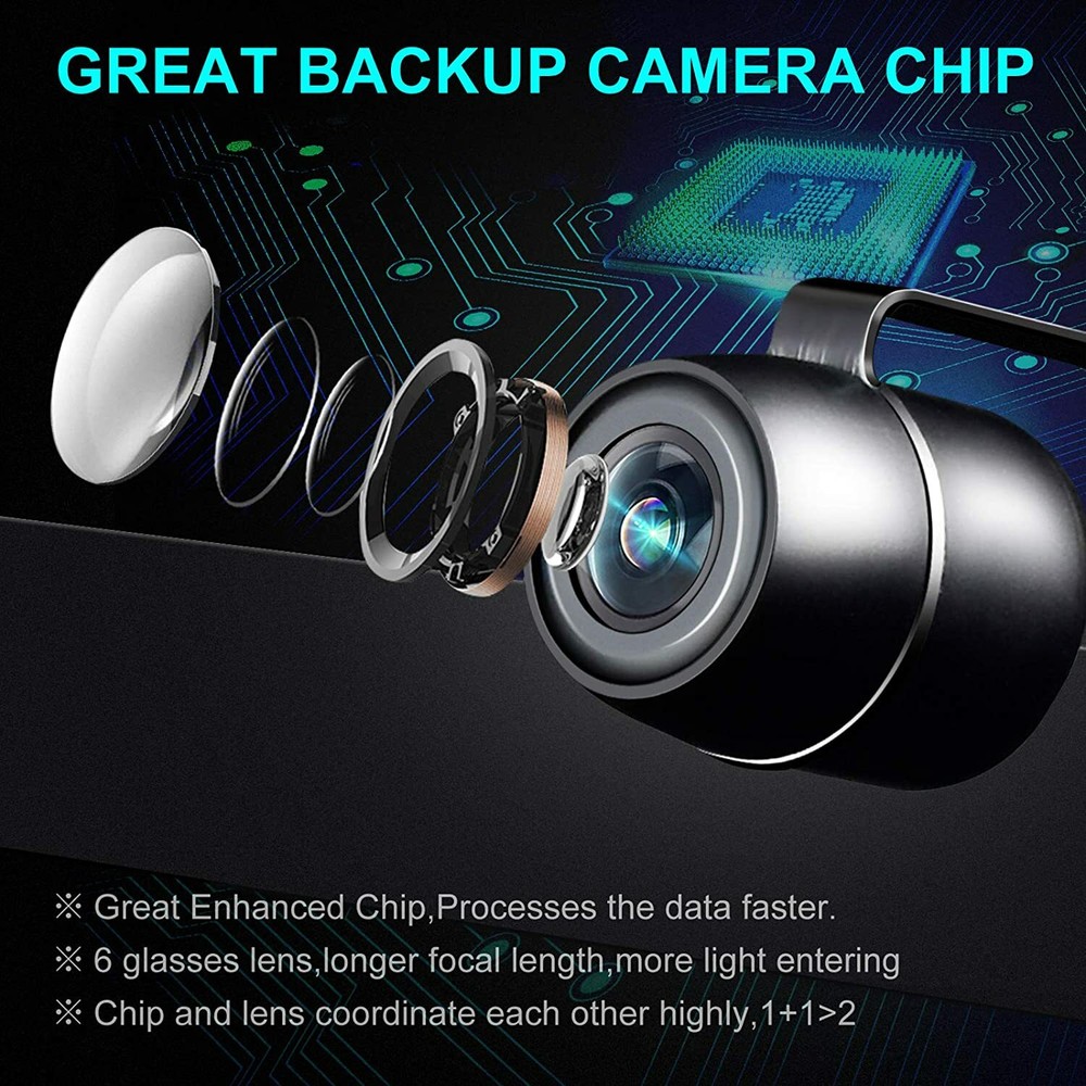 Universal Car Rear View Backup Camera Parking Reverse Back Up Camera Waterproof