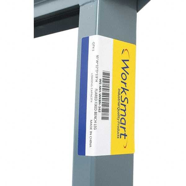 WorkSmart 32" High Flared-Bottom Fixed Workbench Leg (sold as each)