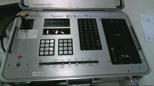 Pioneer Research Programmable Disk Drive Qualifier PR4001-2