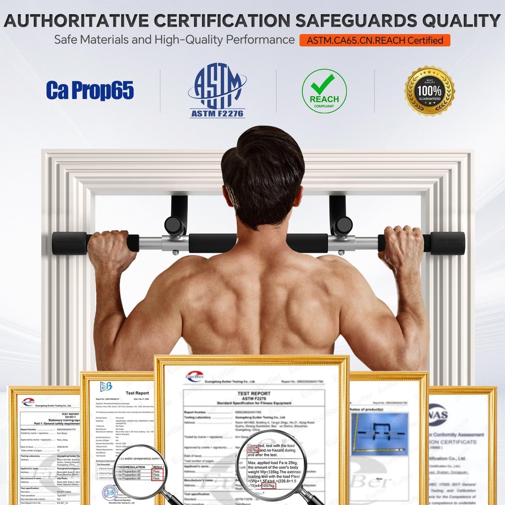 Pull Up Bar for Doorway,Multiple Levels Width Adjustable Pull Up Bar Accurate...