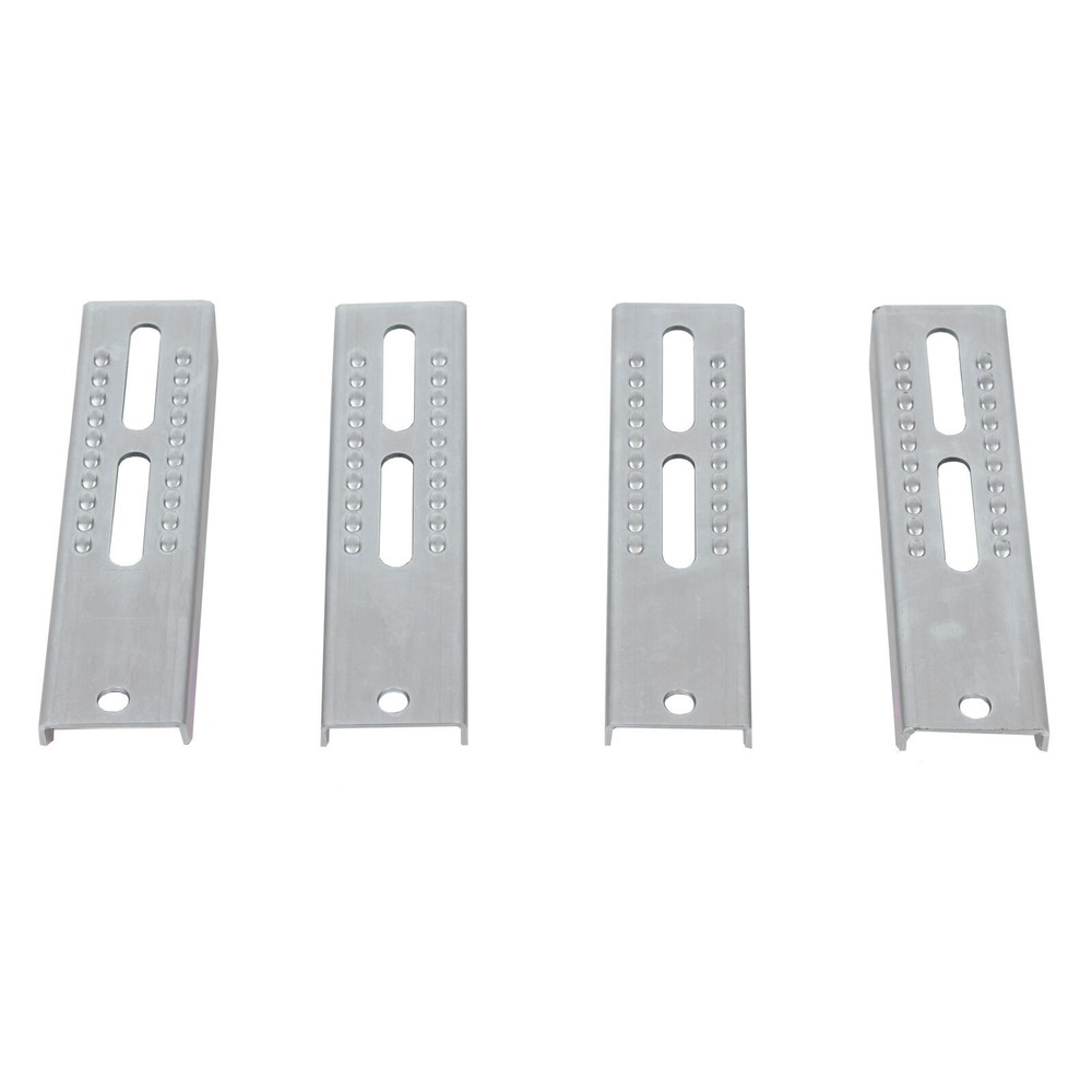 4PCS 8"/10" Swivel Top Bunk Board Brackets Boat Trailer Adjustable Bracket Kit