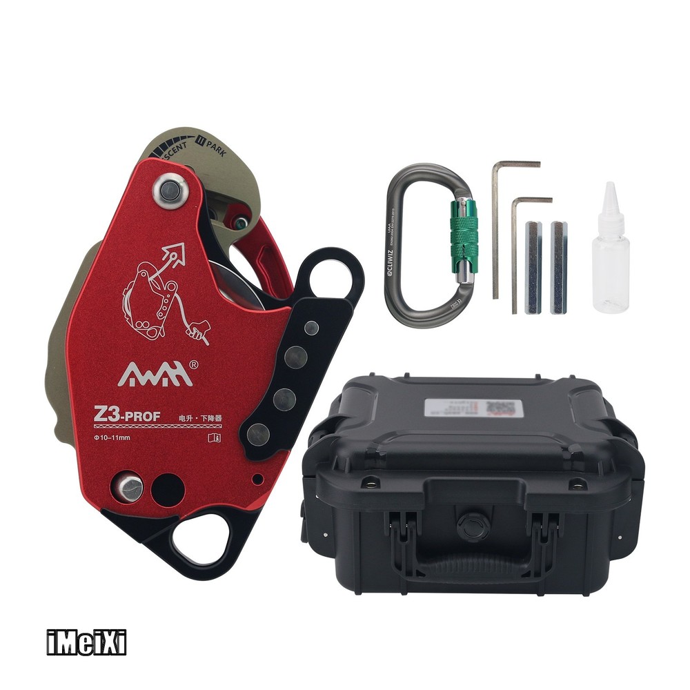 Z3-PROF Red Ascent Descent Device Ascender Descender Device (with Tool Box)