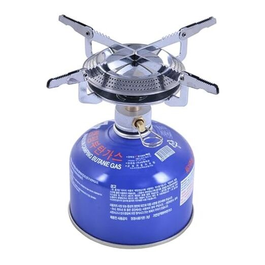 Windproof Camping Gas Stove Portable Foldable Backpack Electronic Stove Head