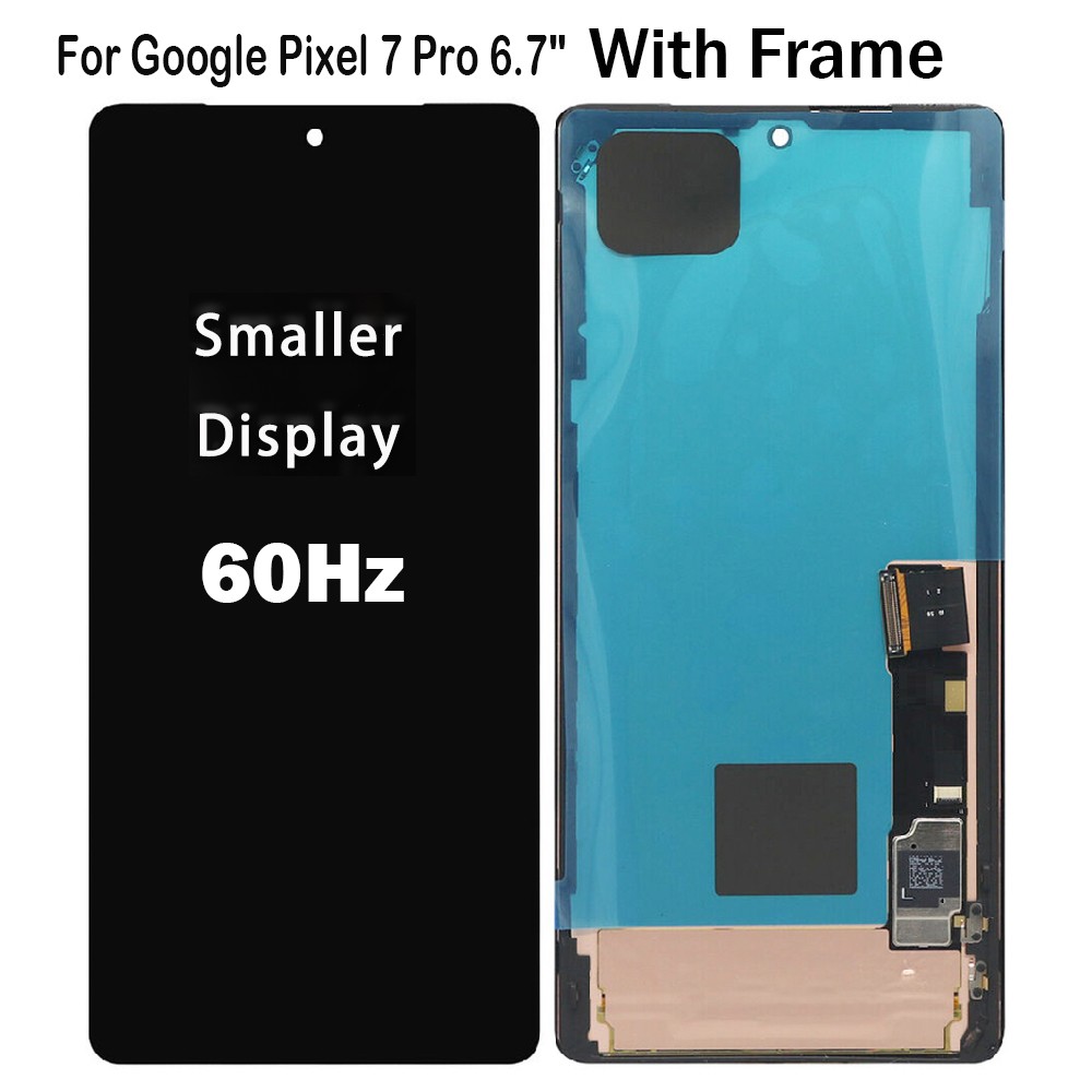 OLED For Google Pixel 7 Pro LCD Display Touch Screen Digitizer Assembly + Frame