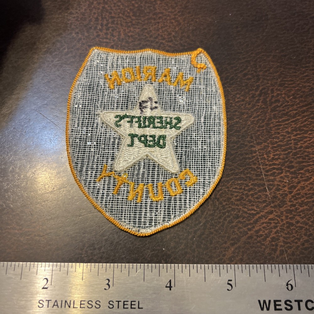 Vintage Obsolete Florida Sheriffs Office Department Patch Marion County