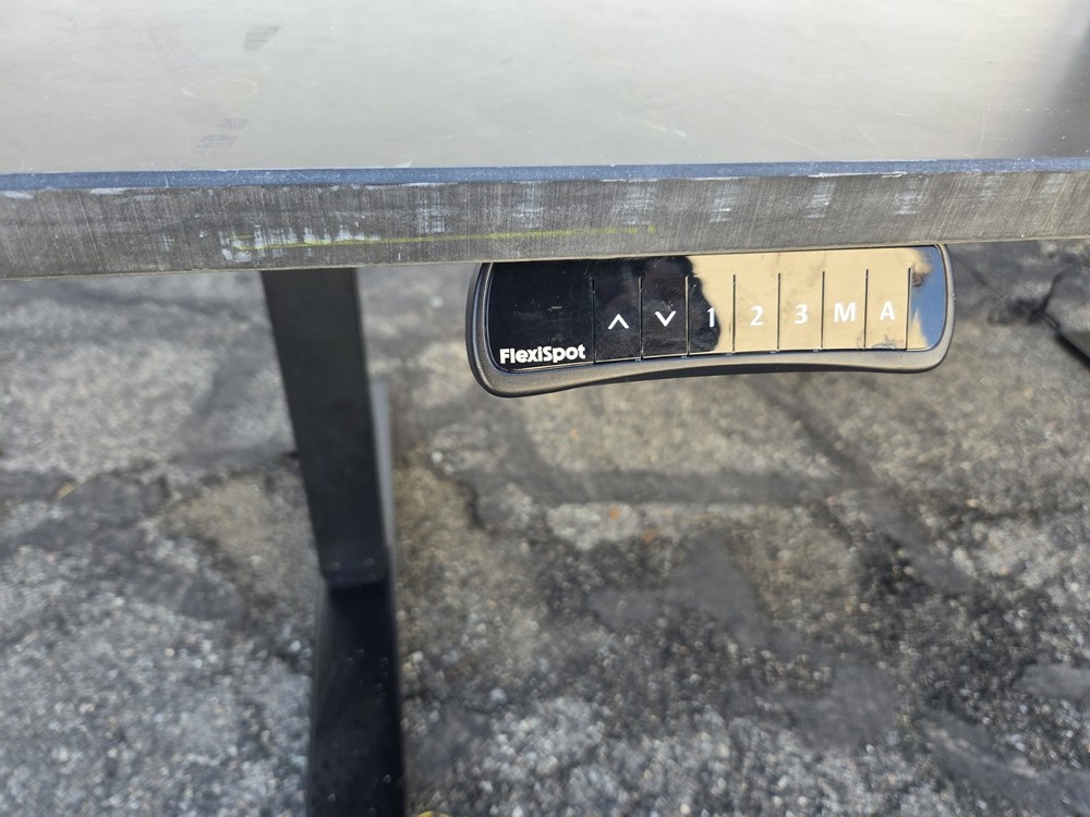 Flexispot Adjustable Workbench, 62"x32", 600 Lb. Capacity, Phenolic Top, Used