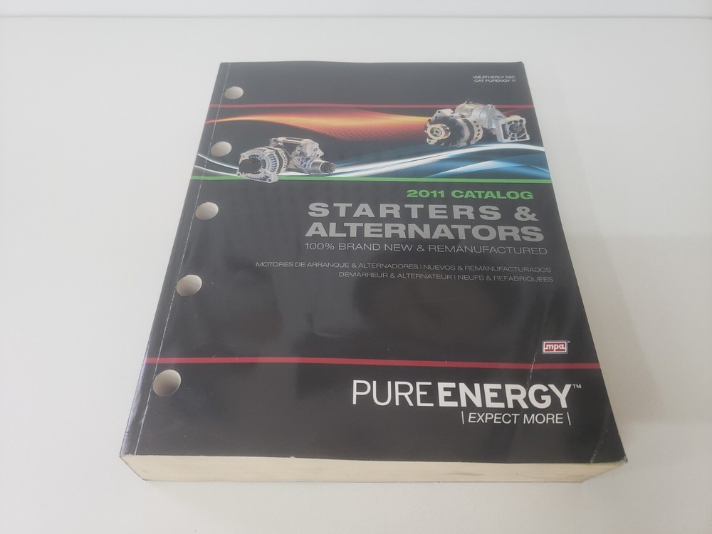 Pure Energy Starters and Alternators Catalog Guide 2011
