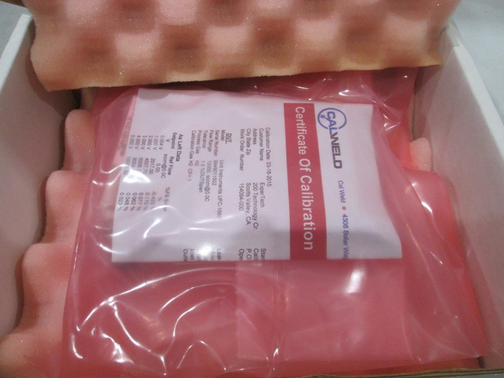 Unit, UFC-1660, 10000 sccm, H2, Mass Flow Controller, New