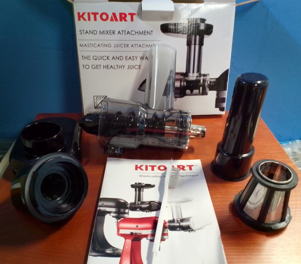 Masticating Juicer Attachment for KitchenAid All Models Stand Mixers