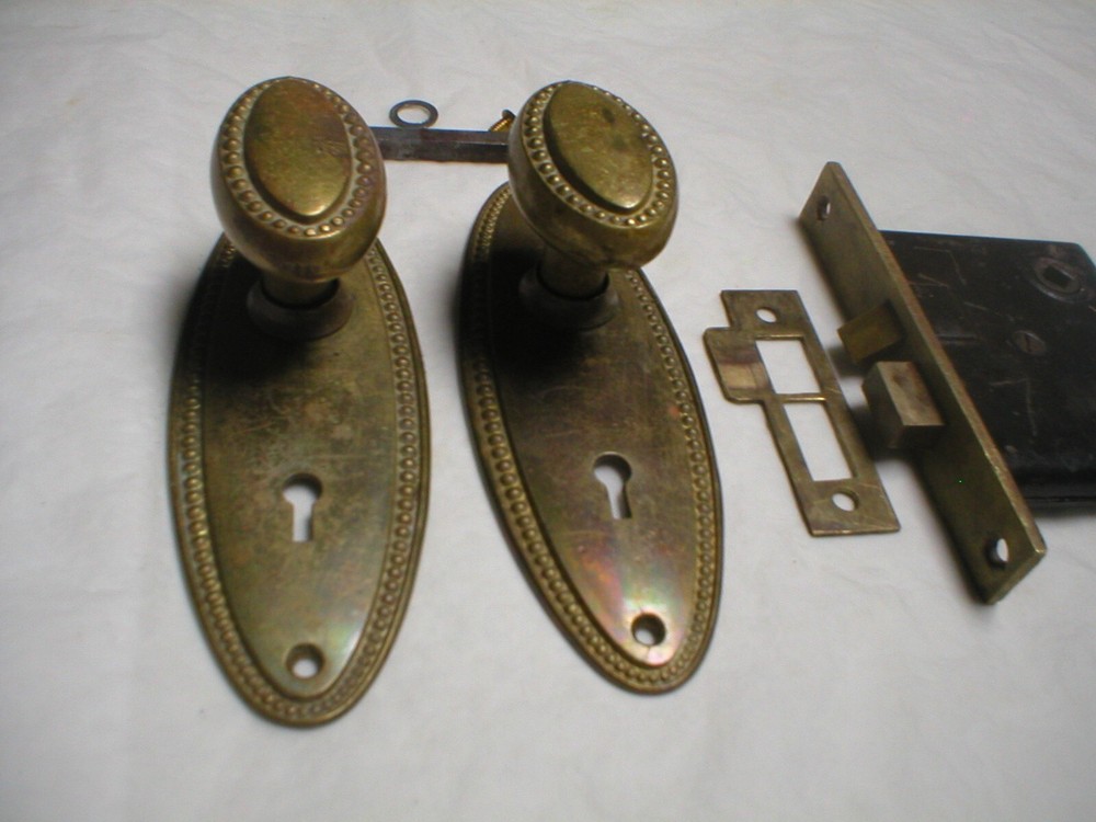 Antique Victorian Era Door Hardware