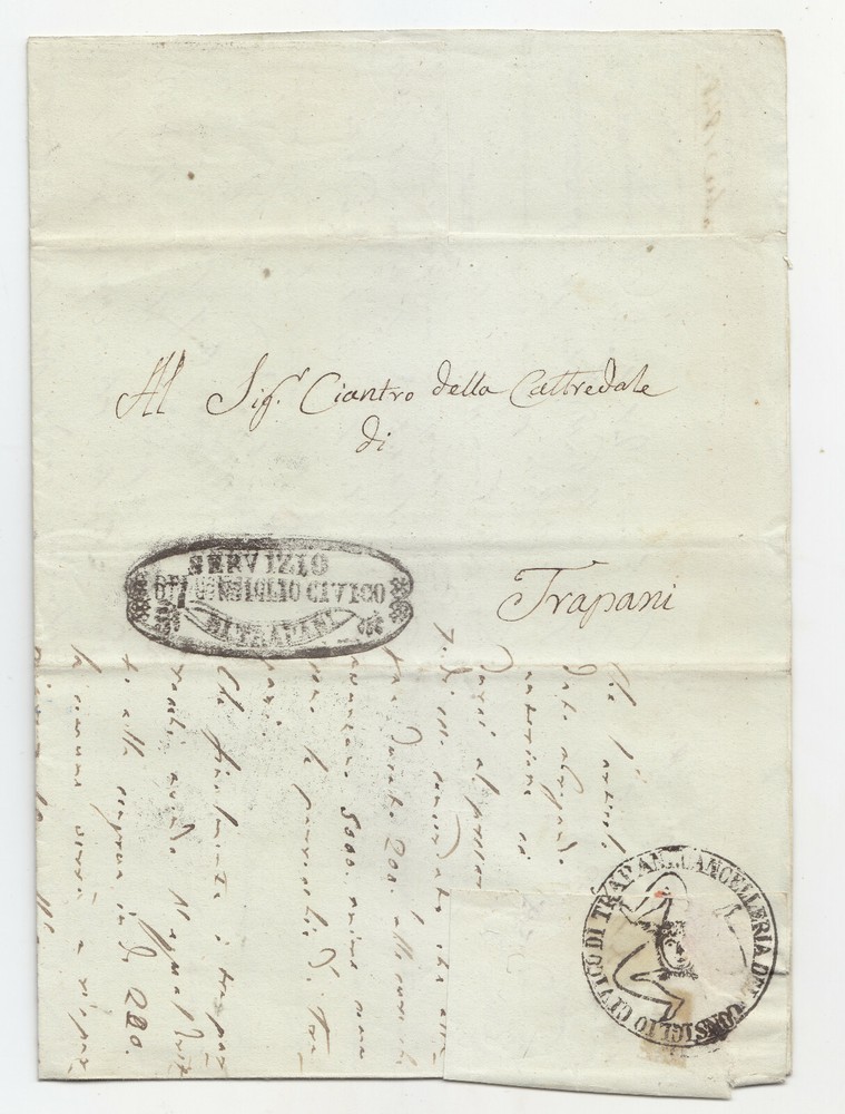 FF274-SICILY Revolution 1848-Pref. From Trapani