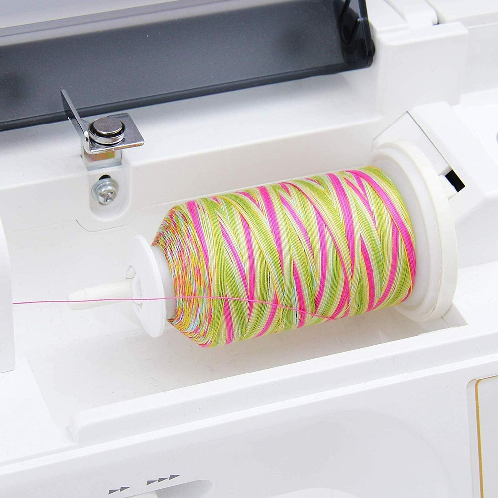 Threadart 100% Cotton Variegated Thread Sets | 6 Different Sets | 600M Cones