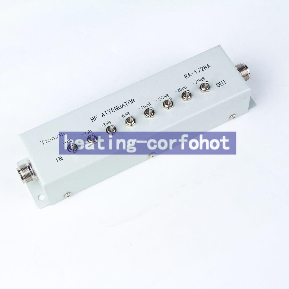 0 - 82DB VARIABLE/ STEP ATTENUATOR 50 OHM FOR HAM RADIO TRANSMITTER NEW