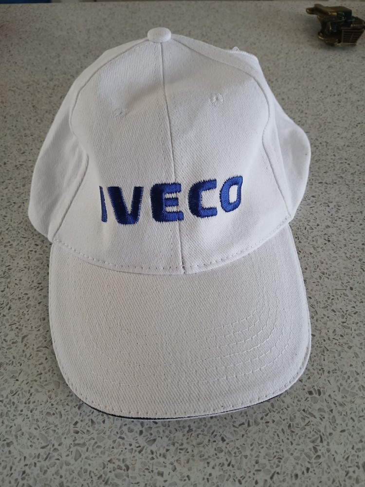 Iveco White Adjustable Embroidered Baseball Cap Truck And Van