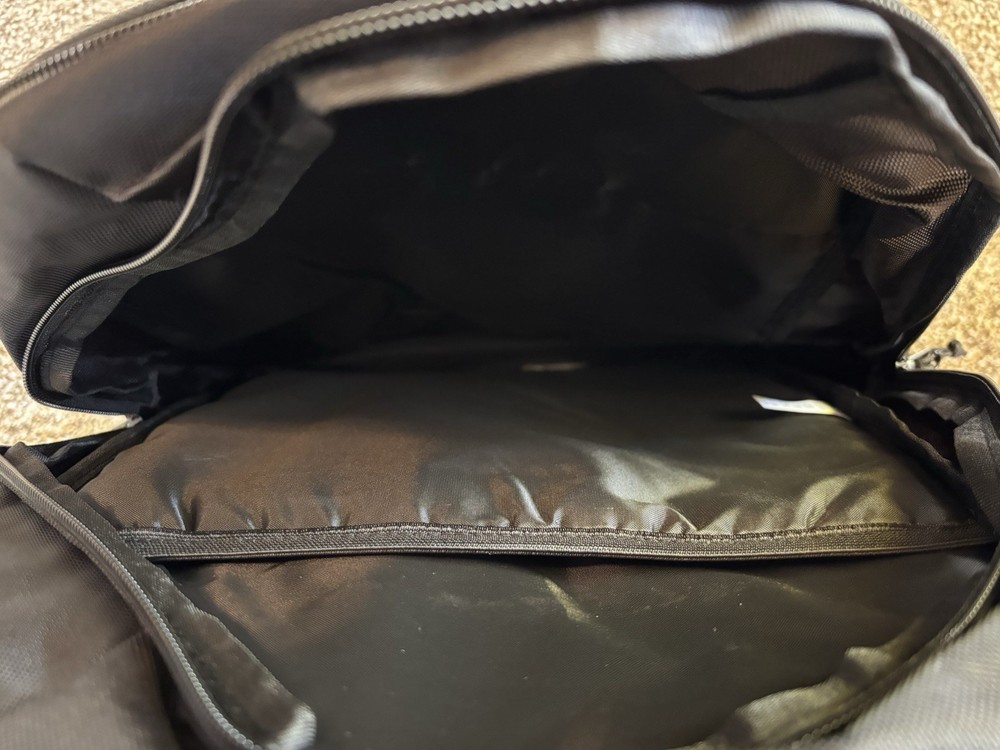 Technoblade Red Black Hiking Backpack with Logo Accent & Padded Straps