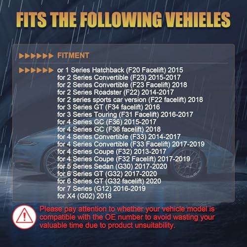 Electric Cooling Water Pump Compatible for 30i 320i 330i 430i 530i X3 X4 GT