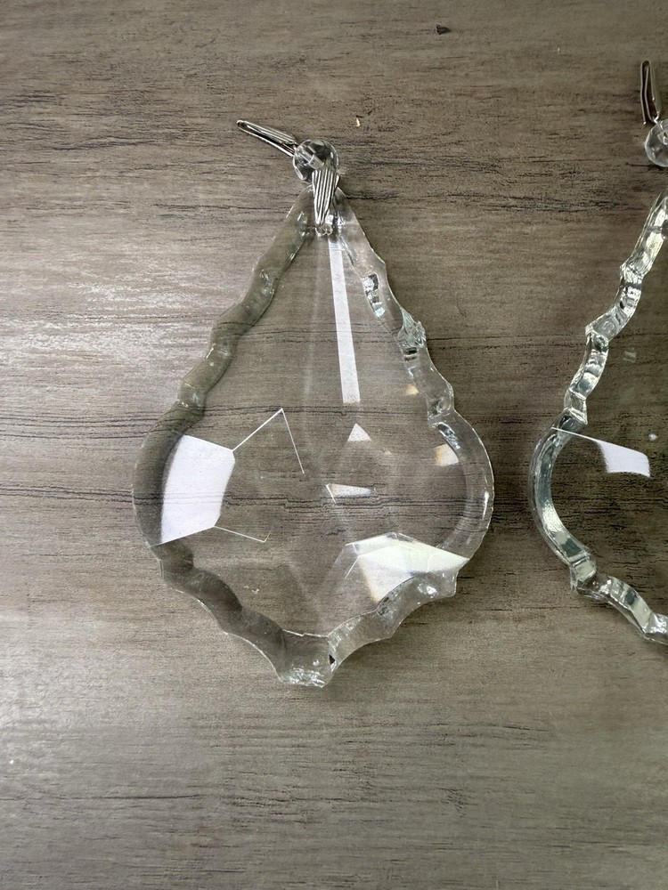 4 chandelier tear drop replacement crystals