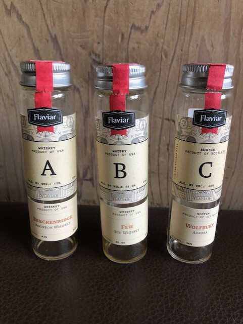Flaviar Set 3 whiskys Empty