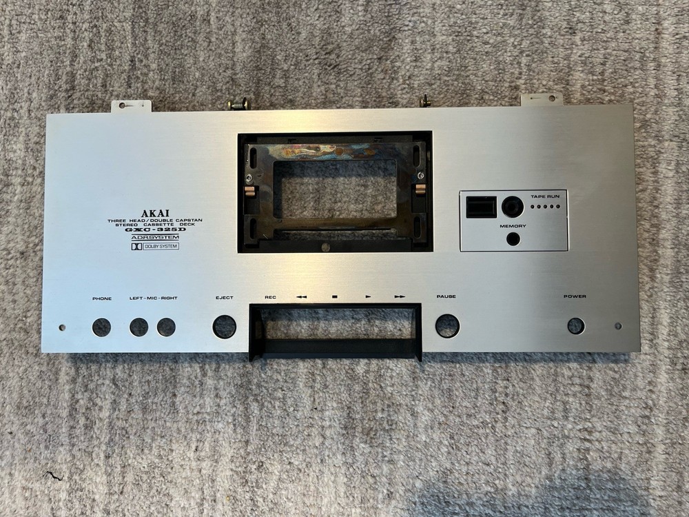 Original AKAI GXC-325D Front Panel / Face Plate Cassette Deck (A)
