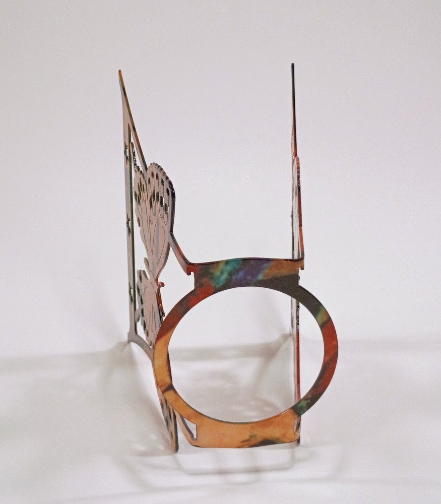 Multicolor Butterfly Candle Stand