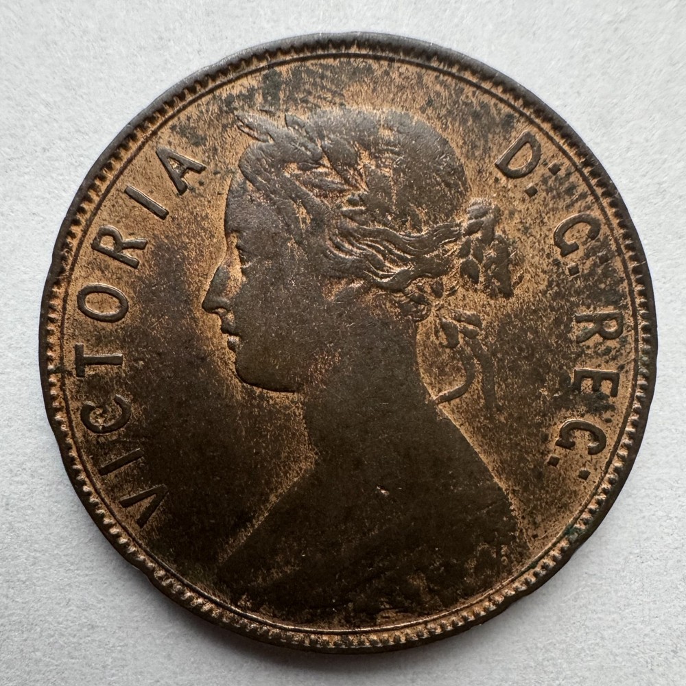 CANADA NEWFOUNDLAND 1894 LARGE CENT BRONZE KM# 1 NICE QUALITY