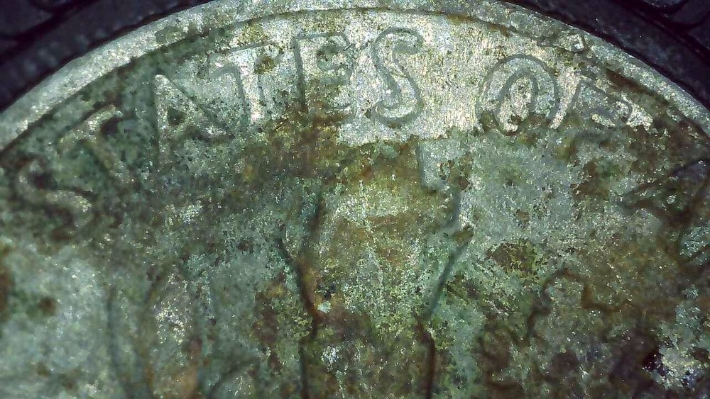 1965 Dime error collar clash and DDO on GOD