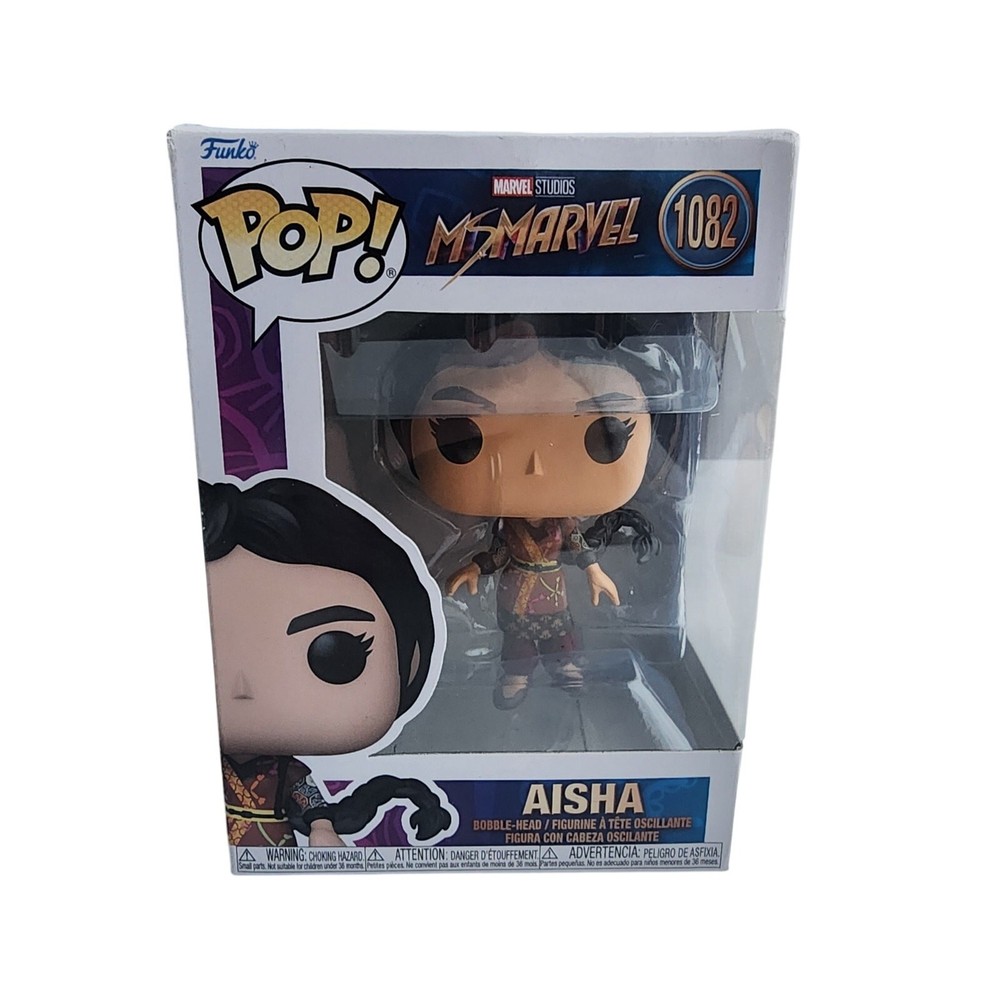 Funko POP Marvel Ms. Marvel Aisha #1082 Bobble-Head Disney+ Figure