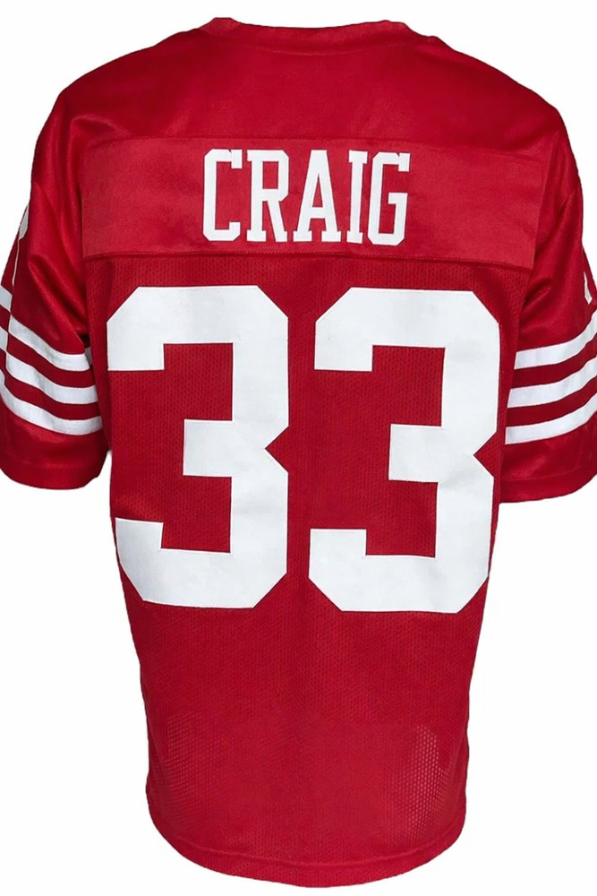 CUSTOM UNSIGNED ROGER CRAIG RED JERSEY XL
