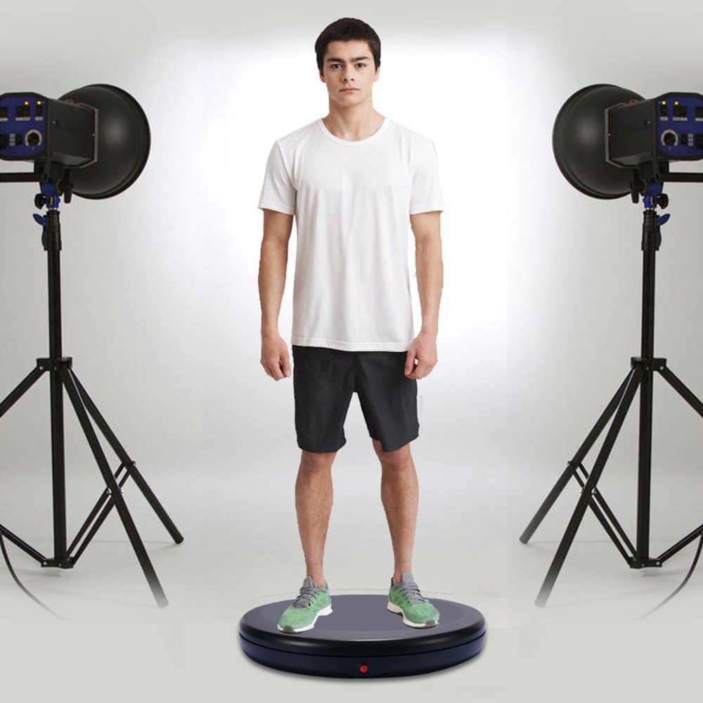 45CM/17.7in Motorized Rotating Display Stand Display Base 360°Rotatable Ele TWAV
