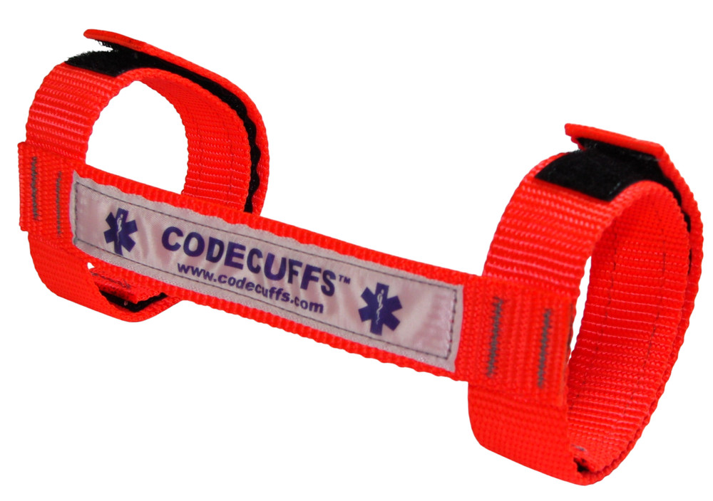 Firefighter EMT Paramedic Codecuffs - Hot Orange Sav-A-Jake