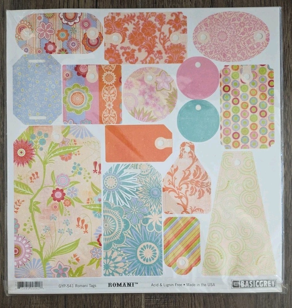 BASIC GREY Indulgent Collection Pack Scrapbook Craft Paper Sealed