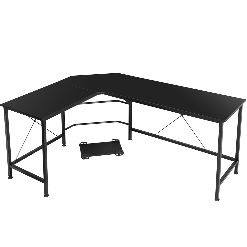 L-Shaped Desk Corner Computer Desk PC Laptop Study Table Workstation Home Office