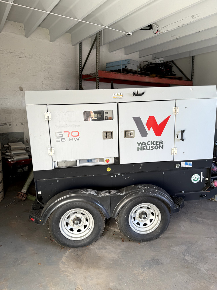 2023 Wacker G70 Mobile Generator